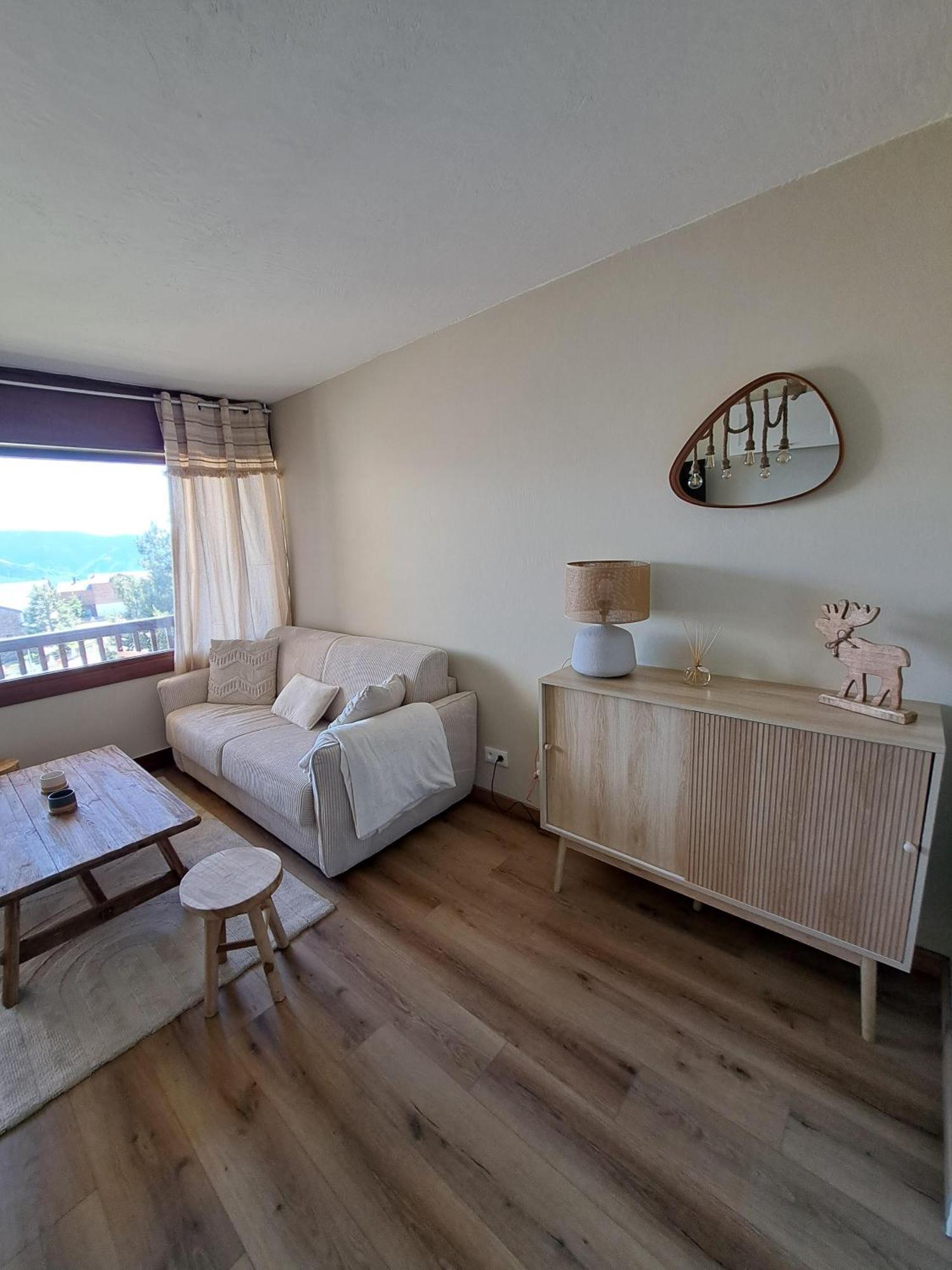 Studio Cabine 4 Couchages, Vue Face Aux Montagnes Font-Romeu-Odeillo-Via Exterior photo